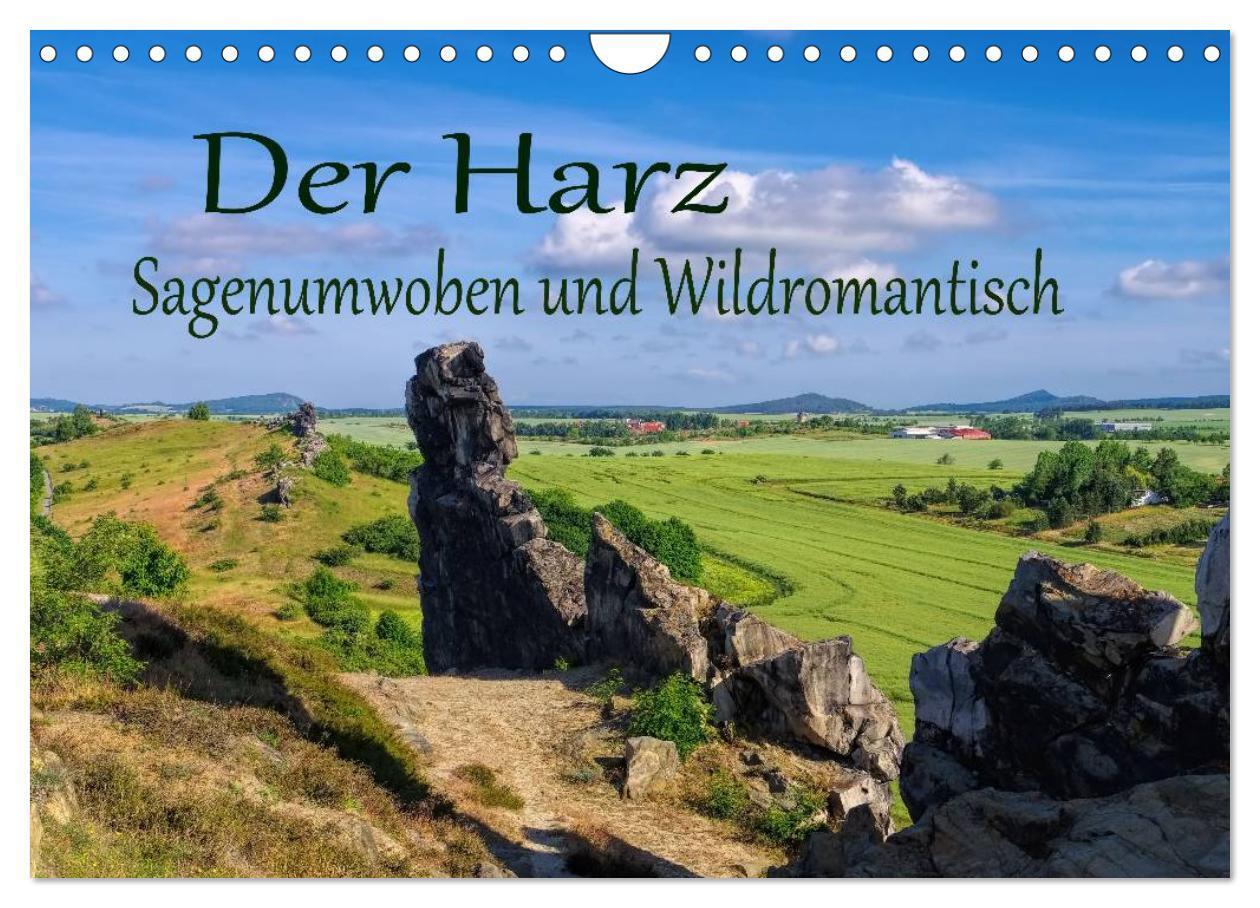 Cover: 9783435533886 | Der Harz - Sagenumwoben und Wildromantisch (Wandkalender 2025 DIN...