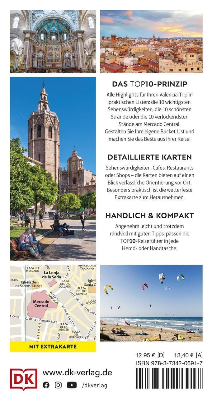 Rückseite: 9783734206917 | TOP10 Reiseführer Valencia | Taschenbuch | Top 10-Reiseführer | 144 S.