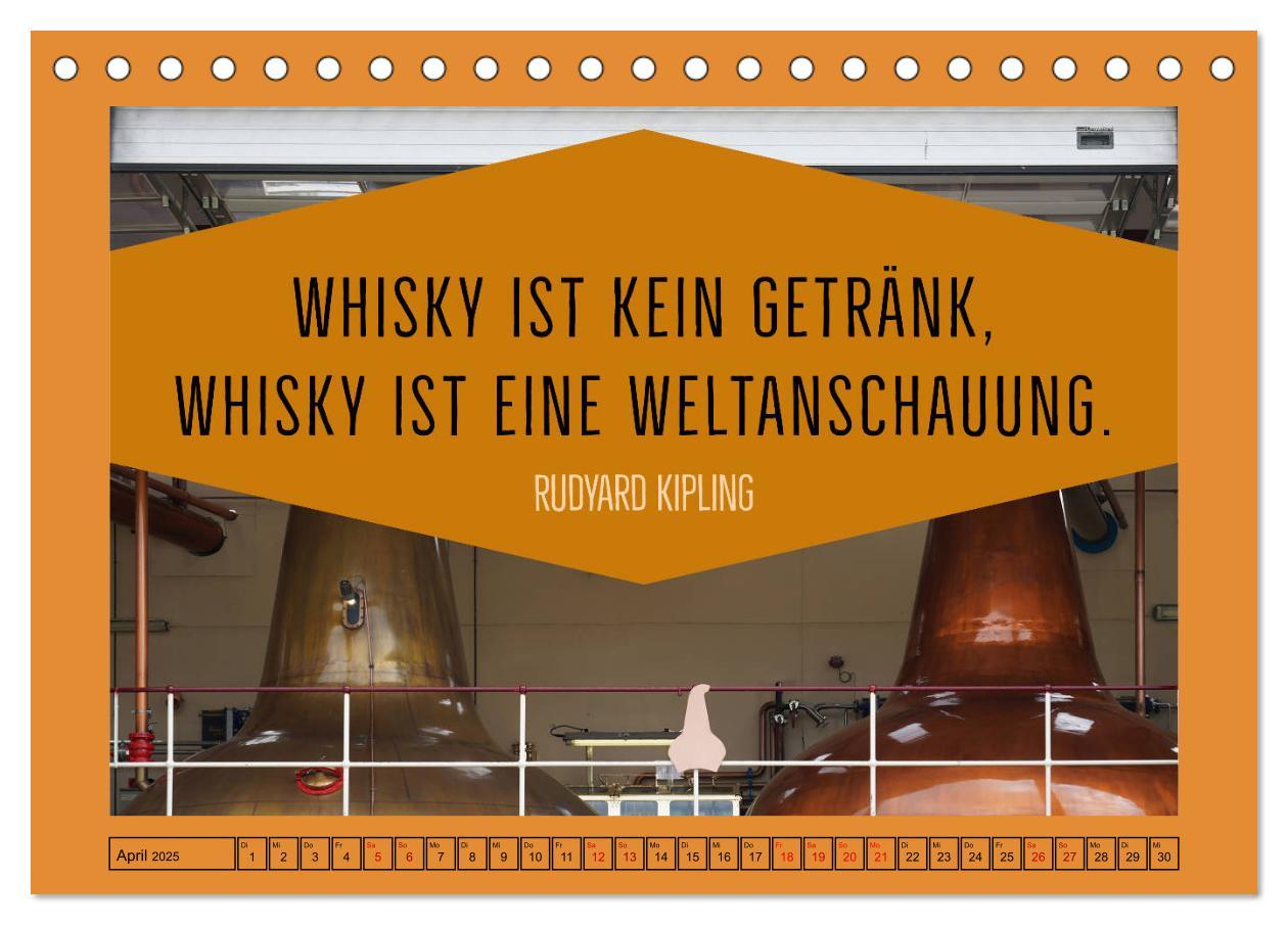 Bild: 9783435134366 | Whisky-Weisheiten (Tischkalender 2025 DIN A5 quer), CALVENDO...