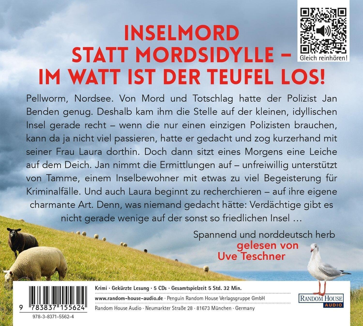 Bild: 9783837155624 | Wattenmeermord | Ein Pellworm-Krimi | Katja Lund (u. a.) | Audio-CD