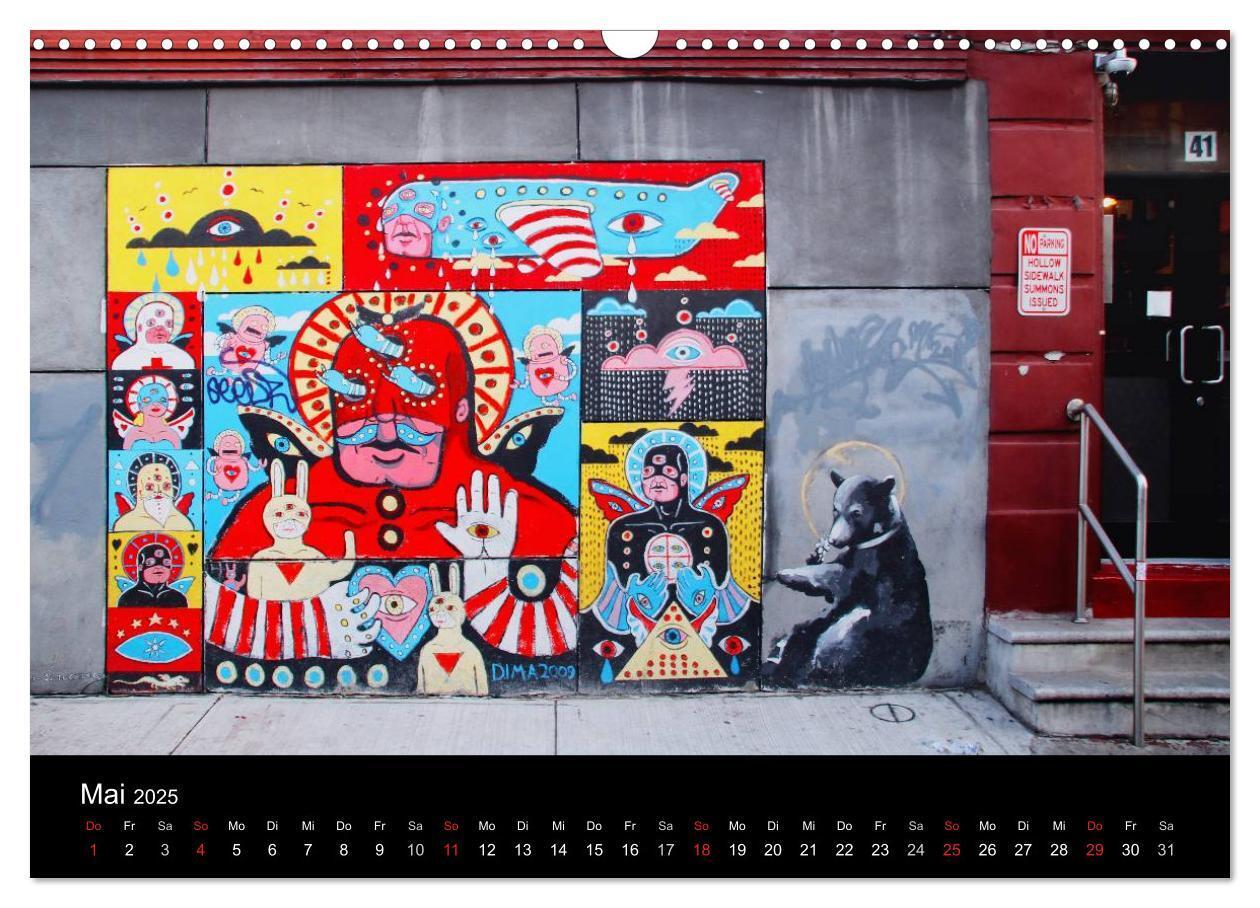 Bild: 9783435814060 | New York Street Art Kalender (Wandkalender 2025 DIN A3 quer),...