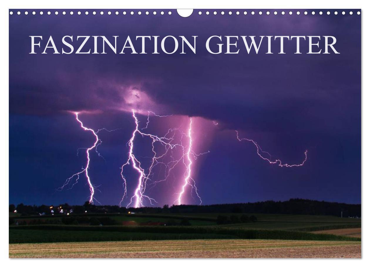 Cover: 9783435774999 | Faszination Gewitter (Wandkalender 2025 DIN A3 quer), CALVENDO...