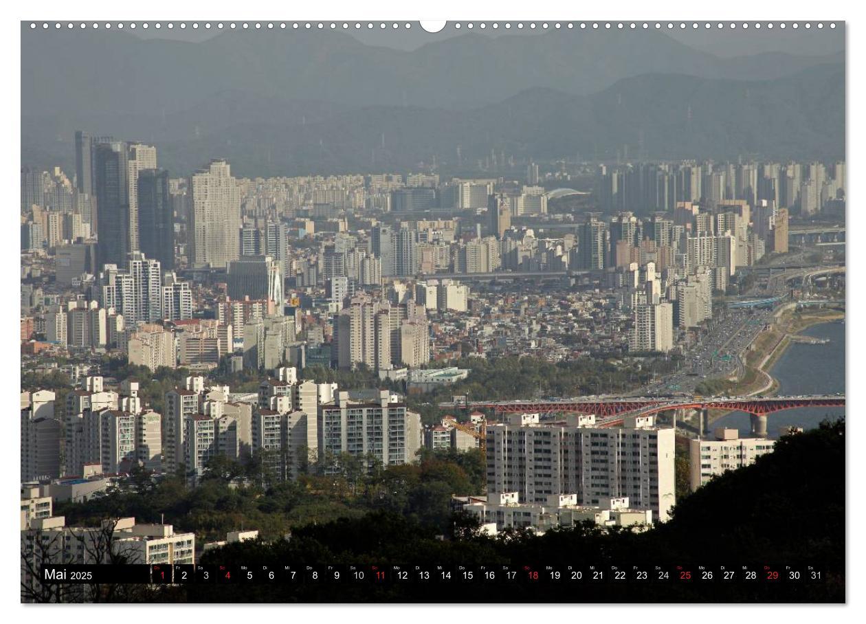 Bild: 9783435741038 | Seoul (Wandkalender 2025 DIN A2 quer), CALVENDO Monatskalender | 2025