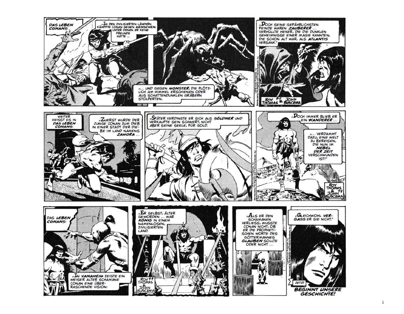 Bild: 9783741625572 | Conan Newspaper Comics Collection | Bd. 1: 1978-1979 | Thomas (u. a.)