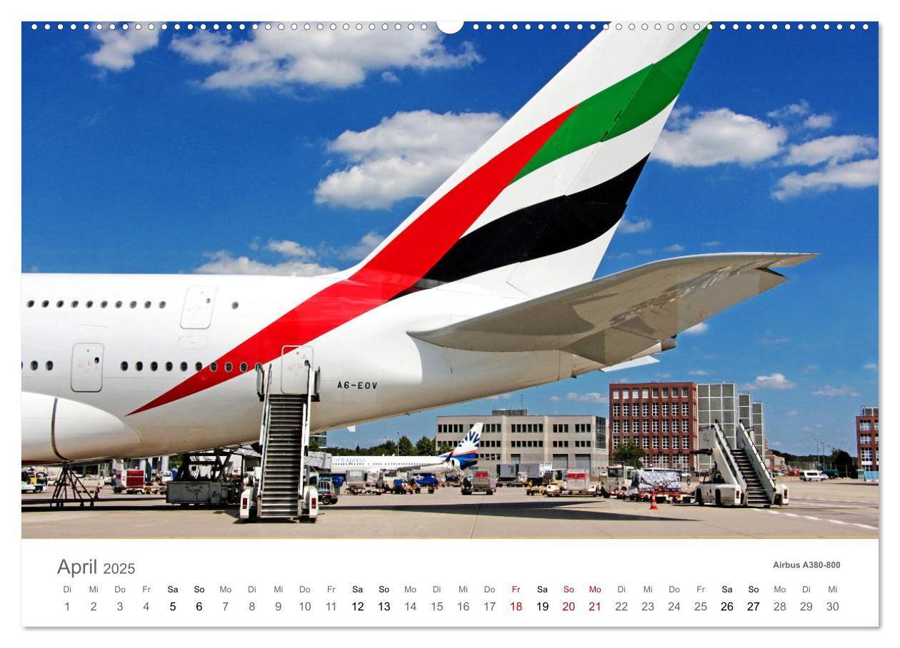 Bild: 9783435130054 | Große und kleine Flieger am Flughafen (Wandkalender 2025 DIN A2...