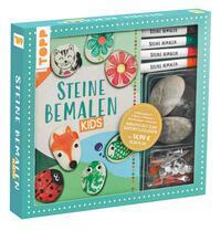 Cover: 9783735891914 | Kreativ-Set: Steine bemalen Kids mit Wackelaugen, Pompons,...