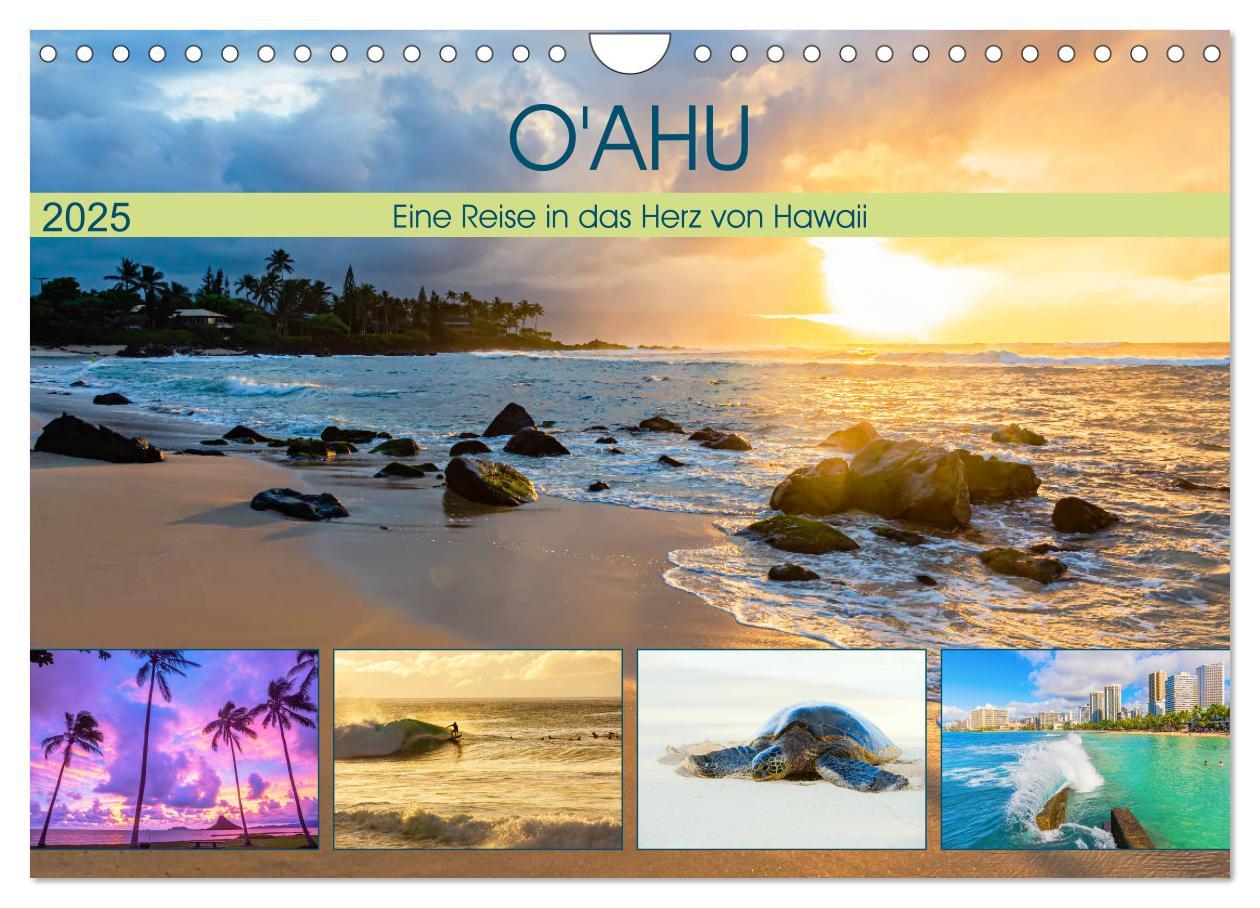 Cover: 9783435176540 | O'ahu - Eine Reise in das Herz von Hawaii (Wandkalender 2025 DIN A4...