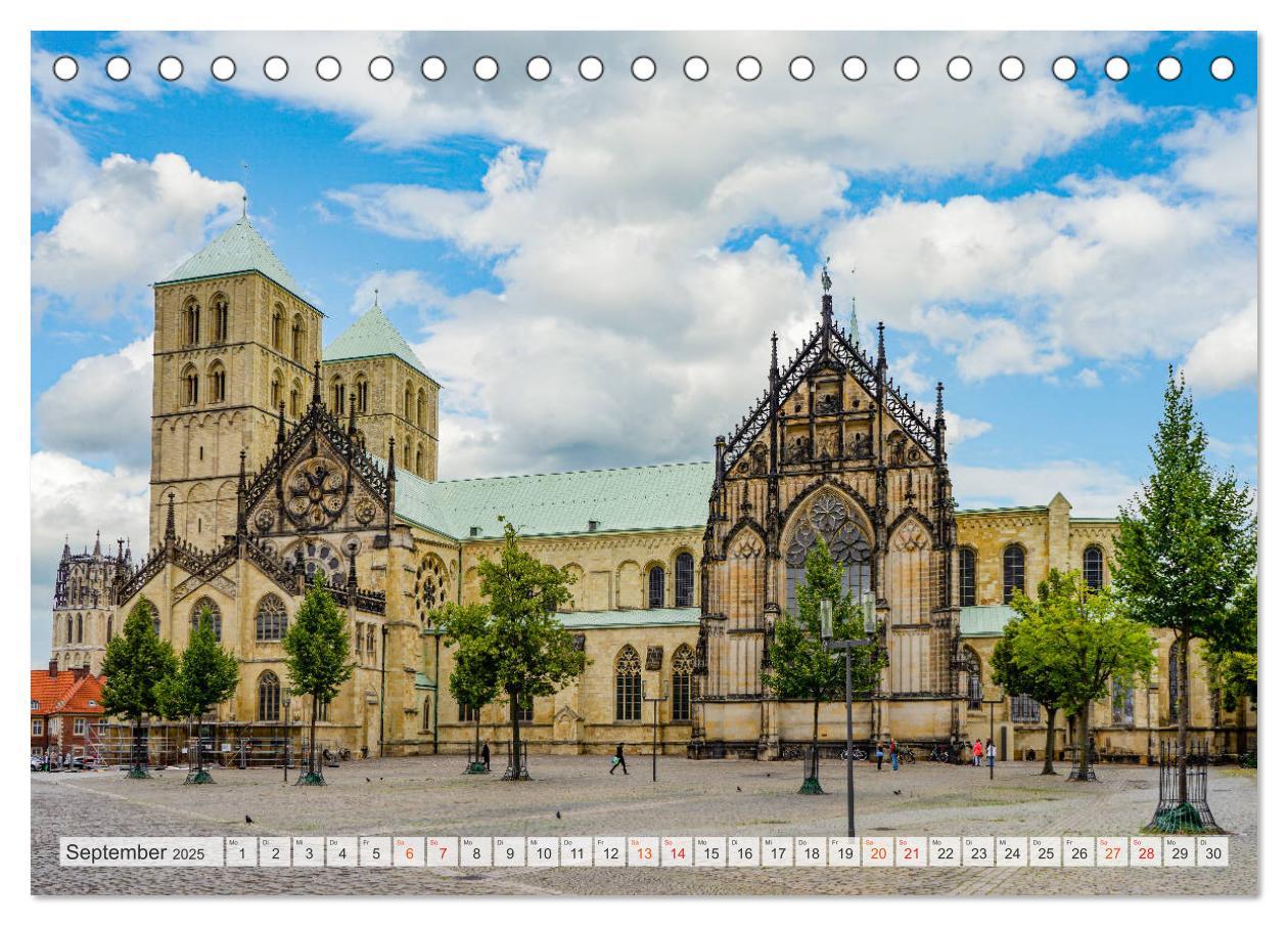 Bild: 9783435213030 | Münster Impressionen (Tischkalender 2025 DIN A5 quer), CALVENDO...