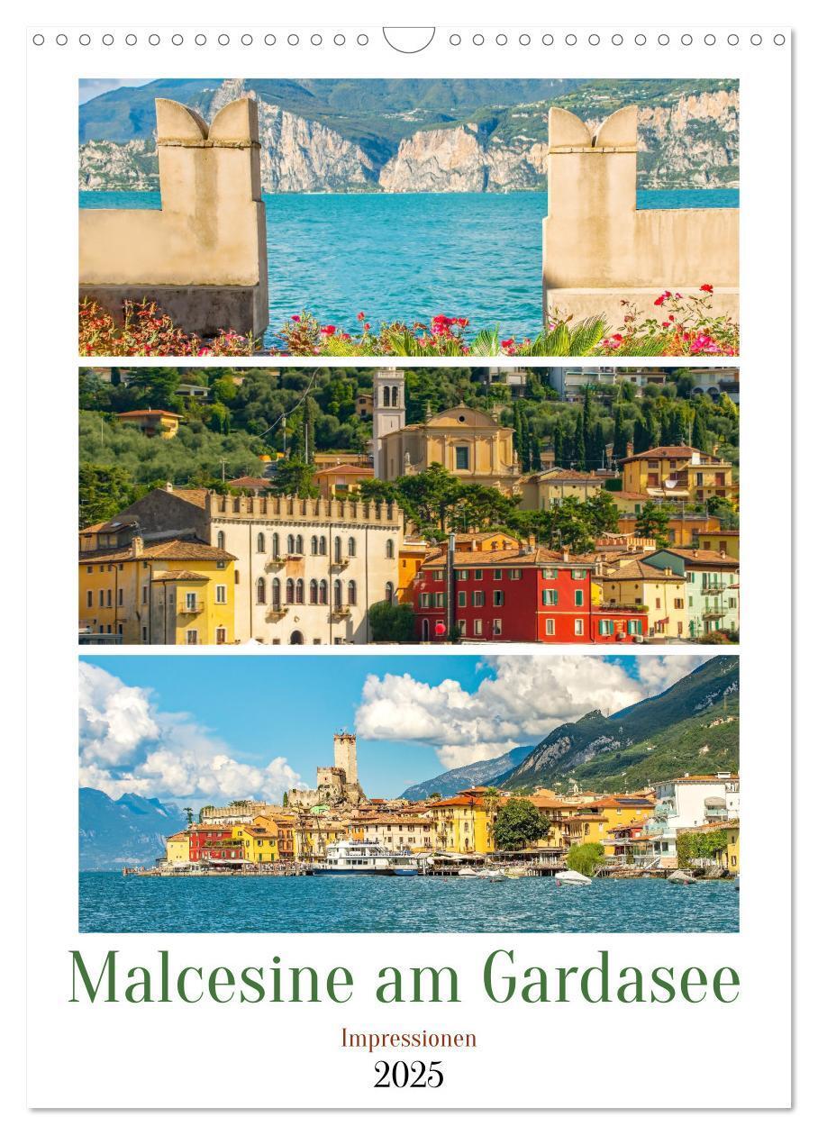 Cover: 9783435845705 | Malcesine am Gardasee - Impressionen (Wandkalender 2025 DIN A3...