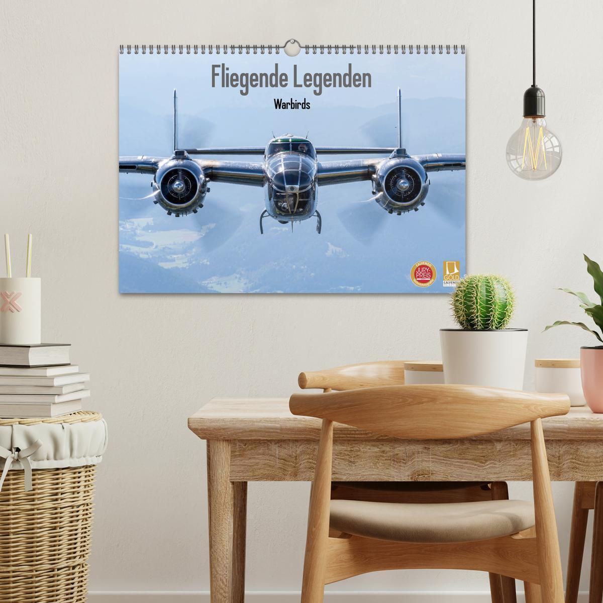 Bild: 9783435147748 | Fliegende Legenden - Warbirds (Wandkalender 2025 DIN A3 quer),...