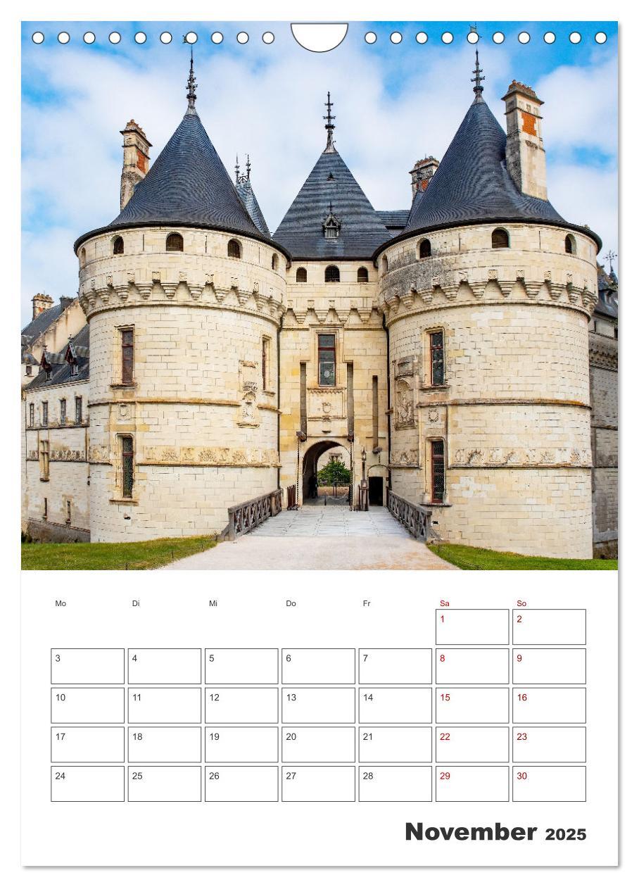 Bild: 9783435854516 | Schlösser der Loire - Reiseplaner (Wandkalender 2025 DIN A4 hoch),...