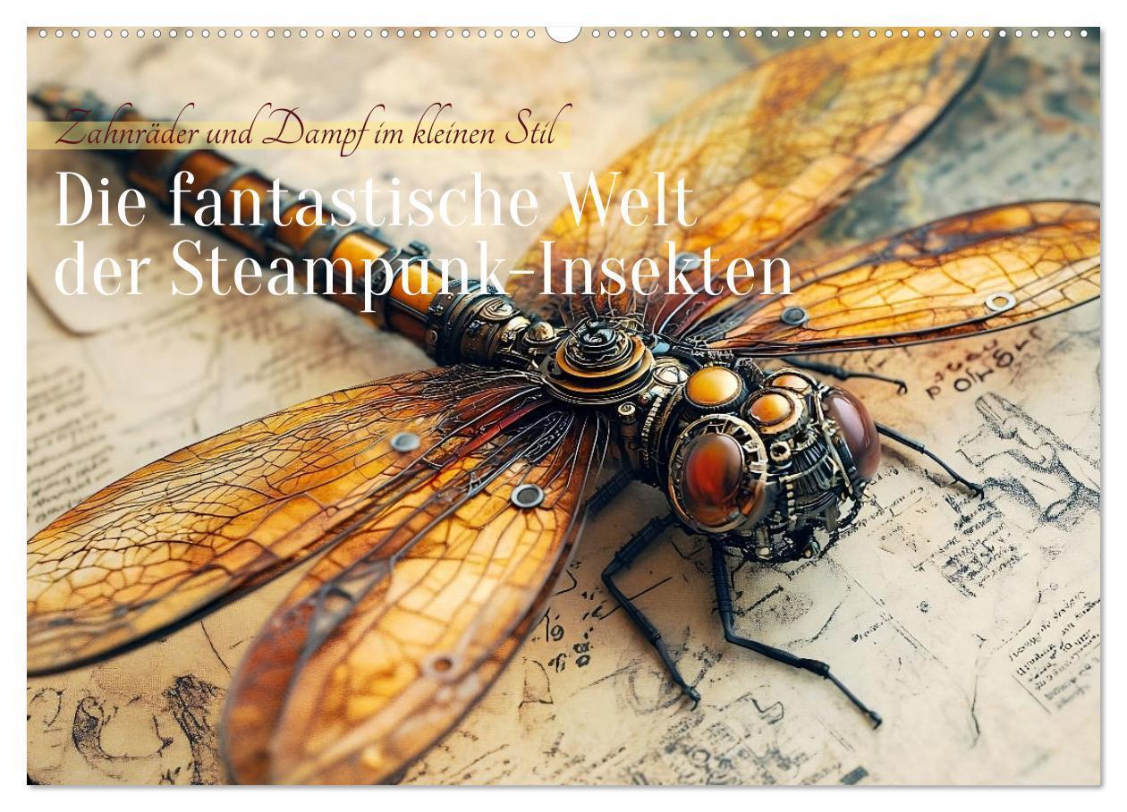 Cover: 9783457185797 | Die fantastische Welt der Steampunk-Insekten (Wandkalender 2025 DIN...