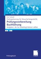 Cover: 9783834901262 | Prüfungsvorbereitung Buchführung | Aufgaben, die Sie können sollten