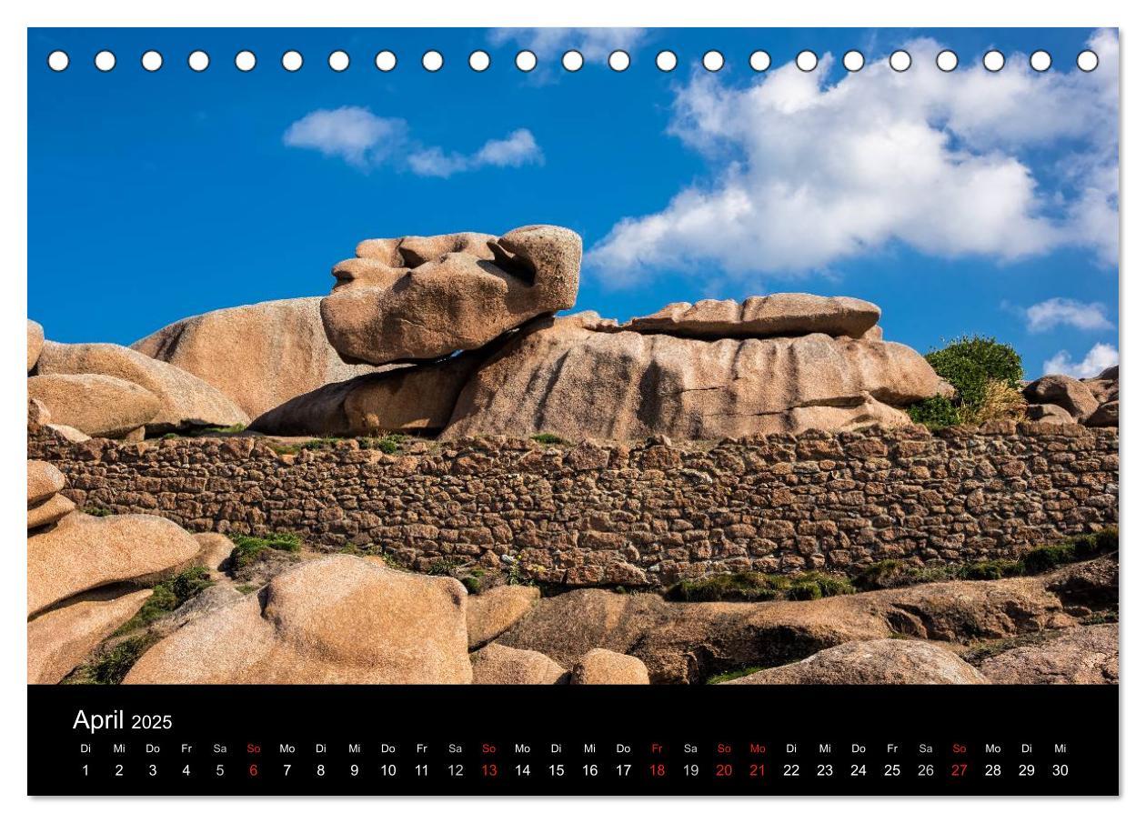 Bild: 9783435653232 | Unterwegs in der Bretagne (Tischkalender 2025 DIN A5 quer),...