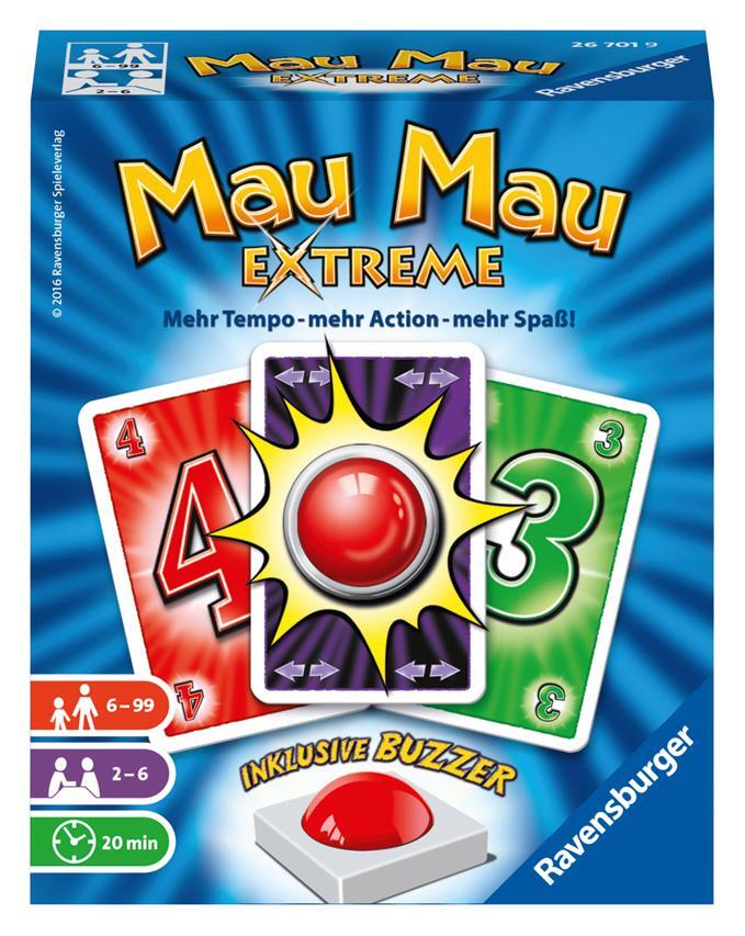 Cover: 4005556267019 | Mau Mau Extreme | Mehr Tempo - mehr Action - mehr Spaß! | Spiel | 2016