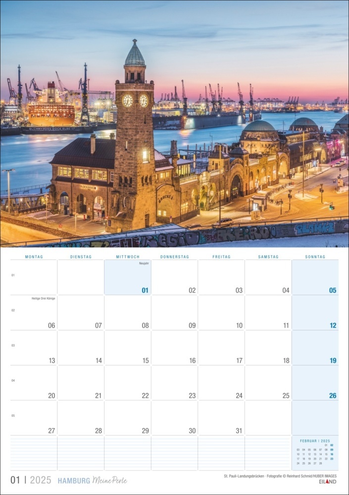 Bild: 9783964023445 | Hamburg ...meine Perle Kalender 2025 | Kalender | 13 S. | Deutsch