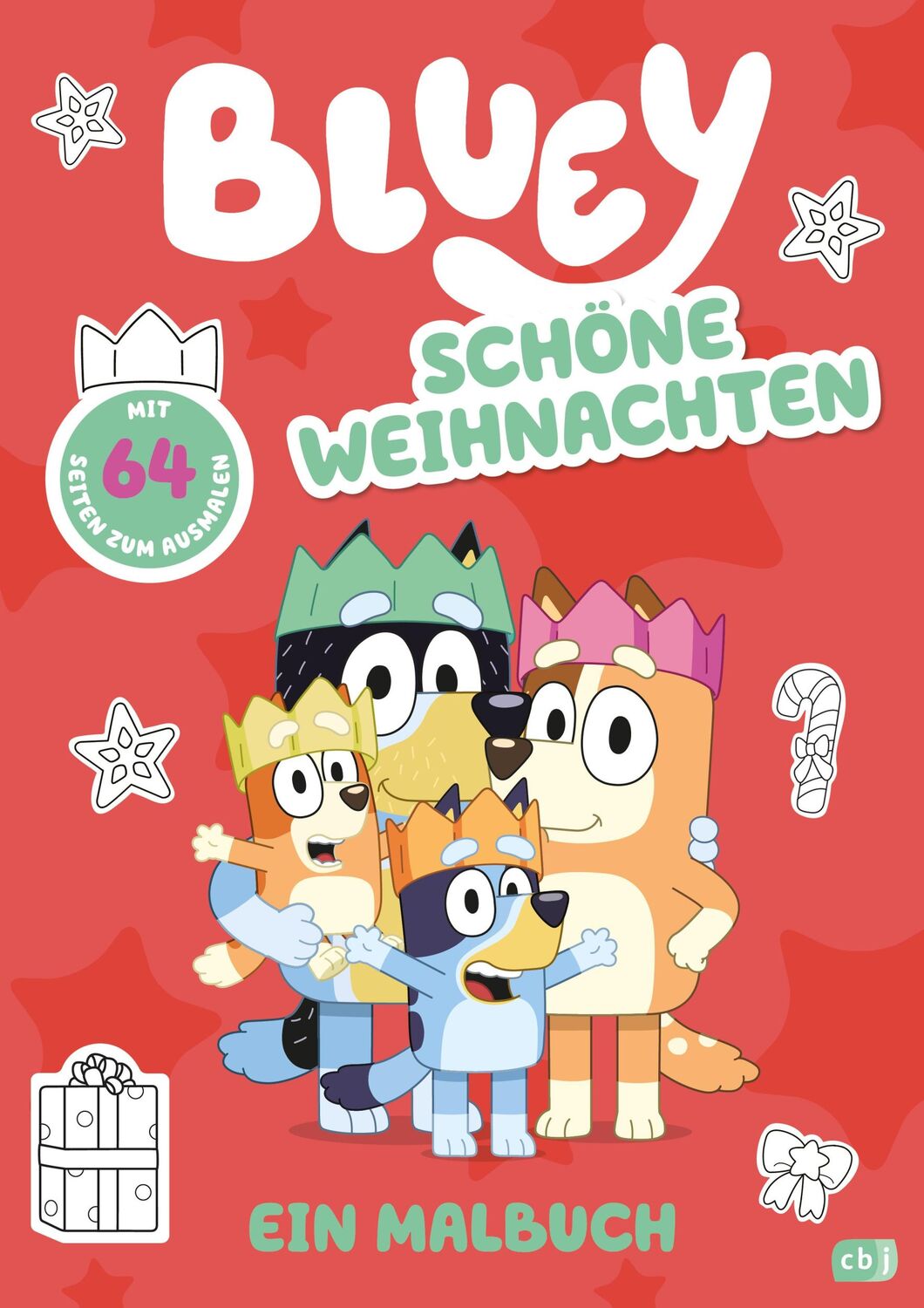 Cover: 9783570182215 | BLUEY - Schöne Weihnachten - Ein Malbuch | Mit 64 Seiten zum Ausmalen