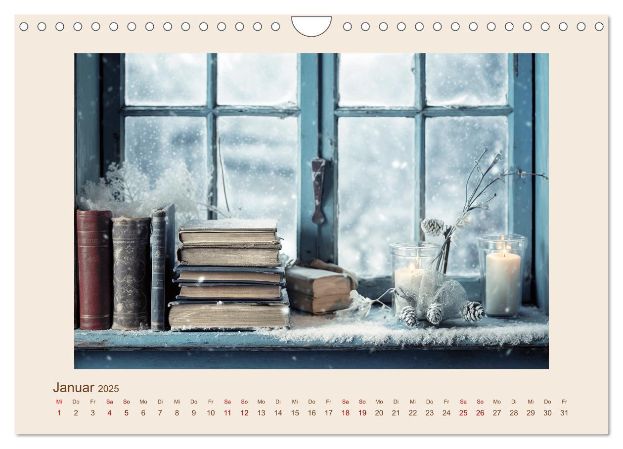 Bild: 9783383839603 | Bücherzauber (Wandkalender 2025 DIN A4 quer), CALVENDO Monatskalender