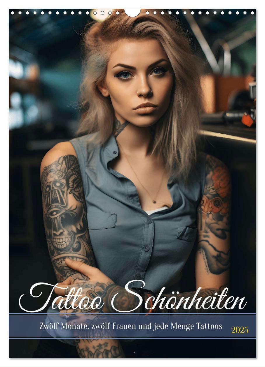 Cover: 9783435851089 | Tattoo Schönheiten - zwölf Monate, zwölf Frauen und jede Menge...