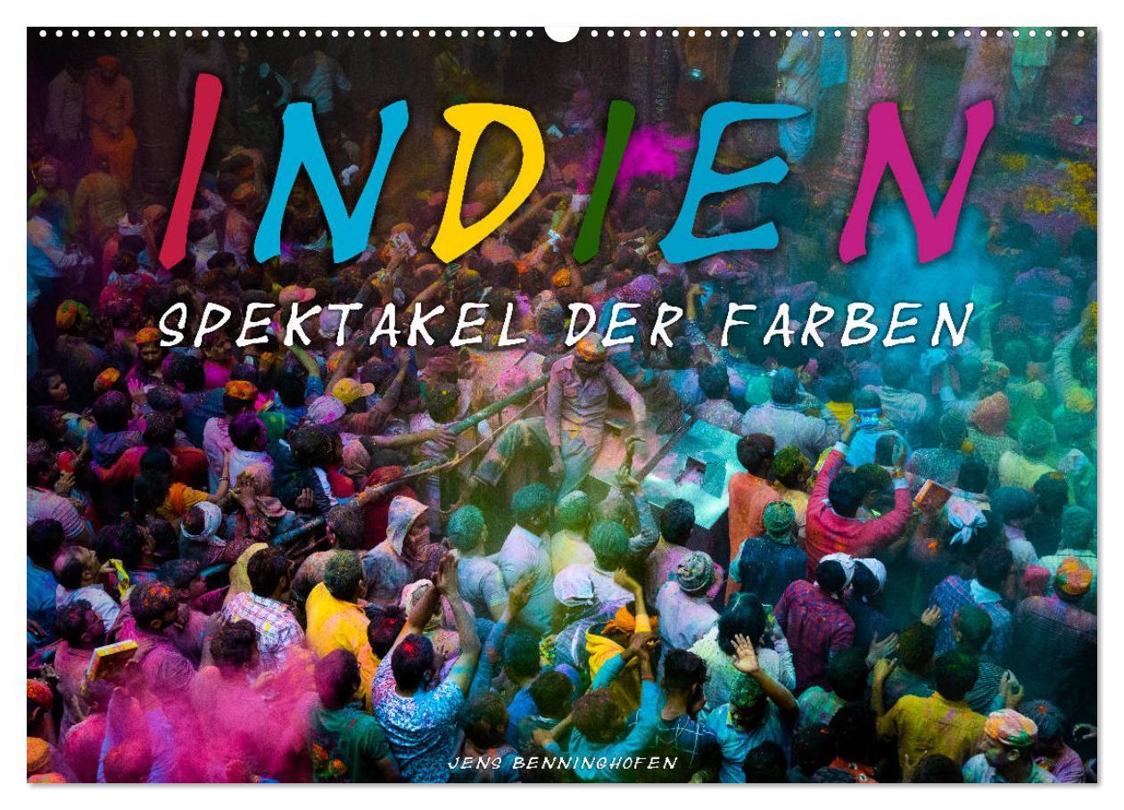 Cover: 9783435148165 | Indien - Spektakel der Farben (Wandkalender 2025 DIN A2 quer),...