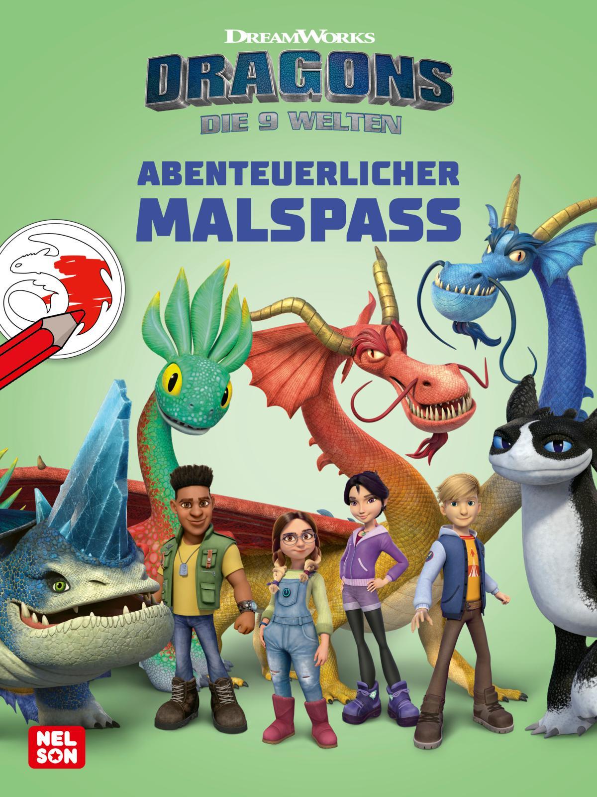 Cover: 9783845125206 | Dragons - Die neun Welten: Abenteuerlicher Malspaß | Taschenbuch