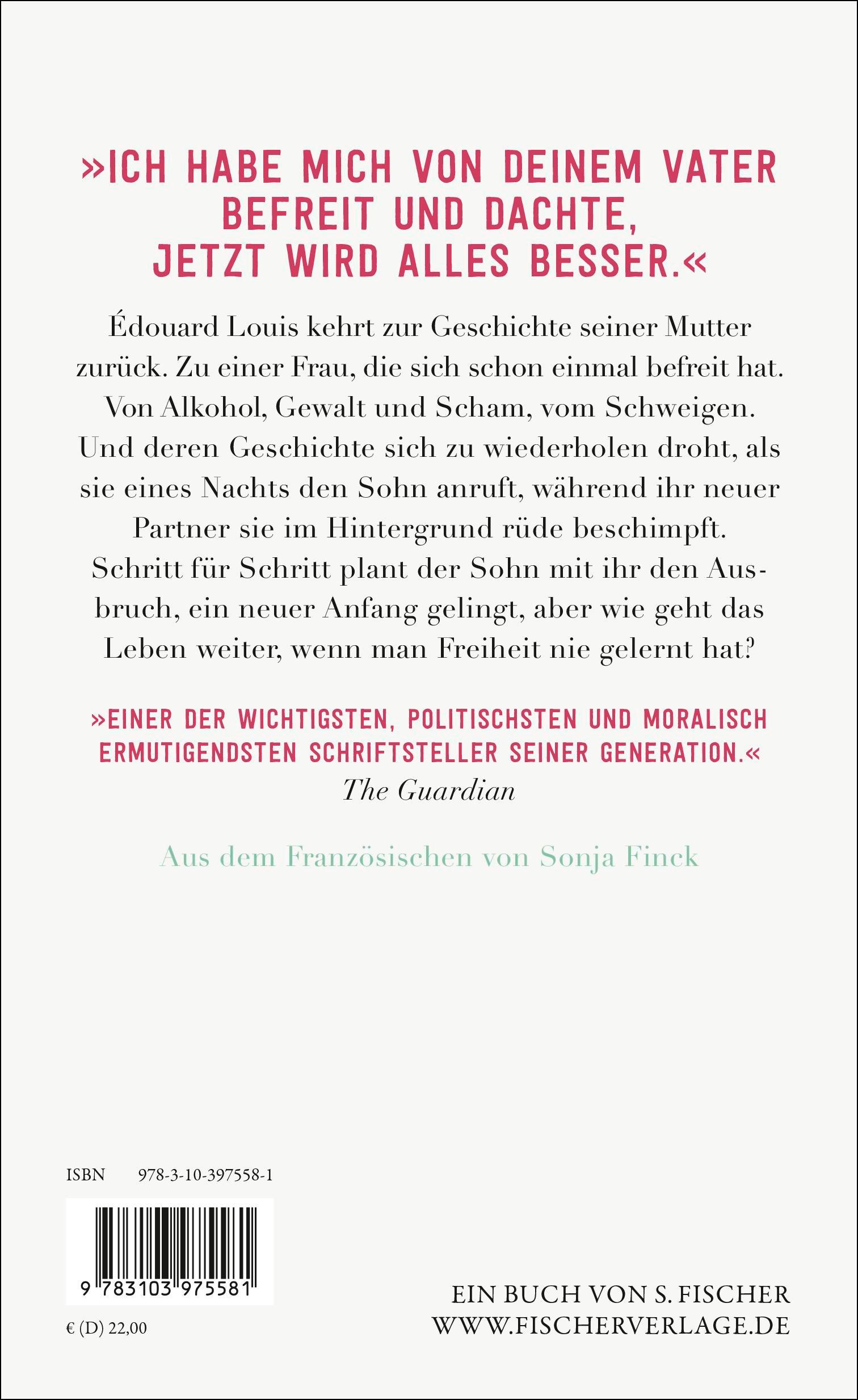 Rückseite: 9783103975581 | Monique bricht aus | Édouard Louis | Buch | 160 S. | Deutsch | 2025