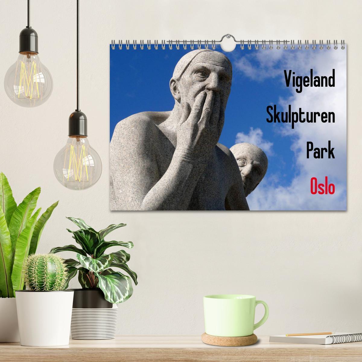 Bild: 9783435686216 | Vigeland Skulpturen Park Oslo (Wandkalender 2025 DIN A4 quer),...