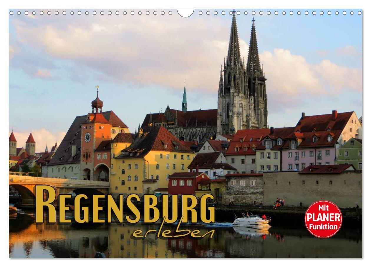 Cover: 9783435502042 | Regensburg erleben (Wandkalender 2025 DIN A3 quer), CALVENDO...