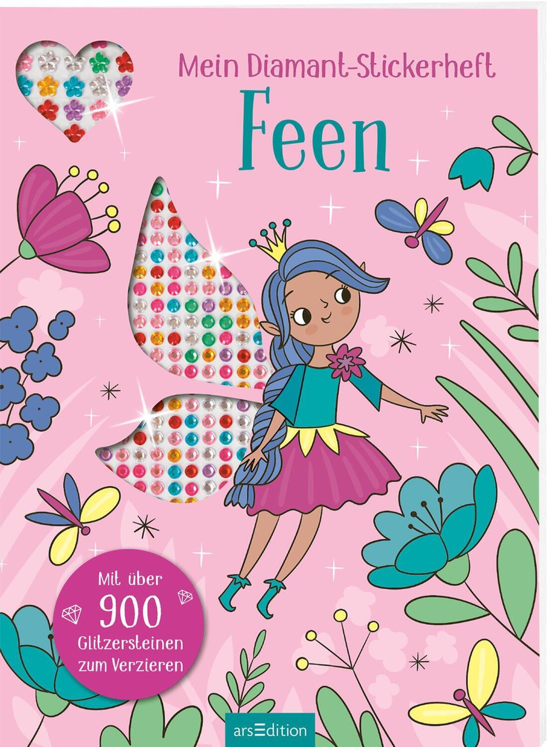 Cover: 9783845855516 | Mein Diamant-Stickerheft - Feen | Taschenbuch | 32 S. | Deutsch | 2023