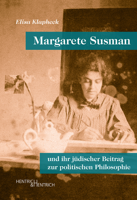 Cover: 9783955654320 | Margarete Susman | Elisa Klapheck | Taschenbuch | 408 S. | Deutsch