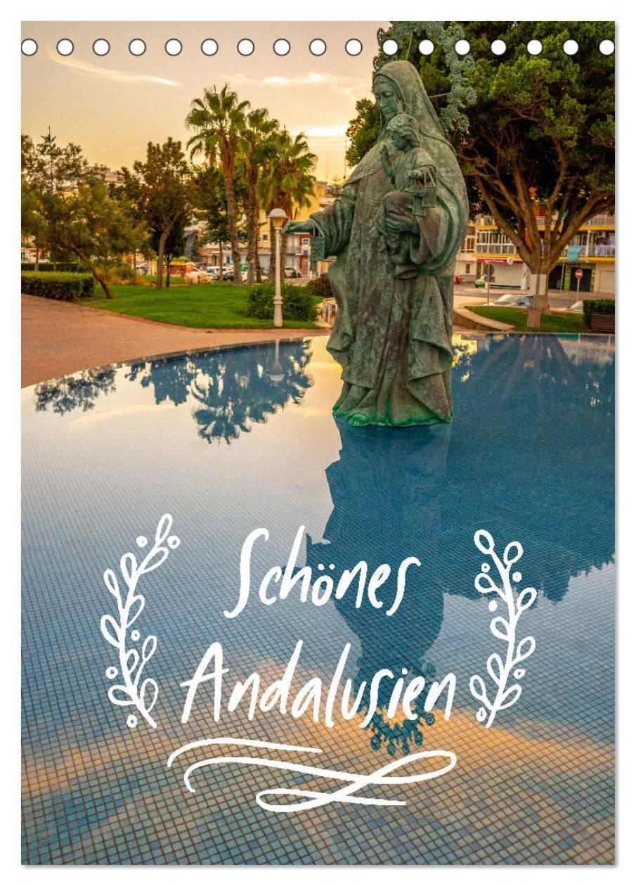 Cover: 9783435970445 | Schönes Andalusien (Tischkalender 2025 DIN A5 hoch), CALVENDO...