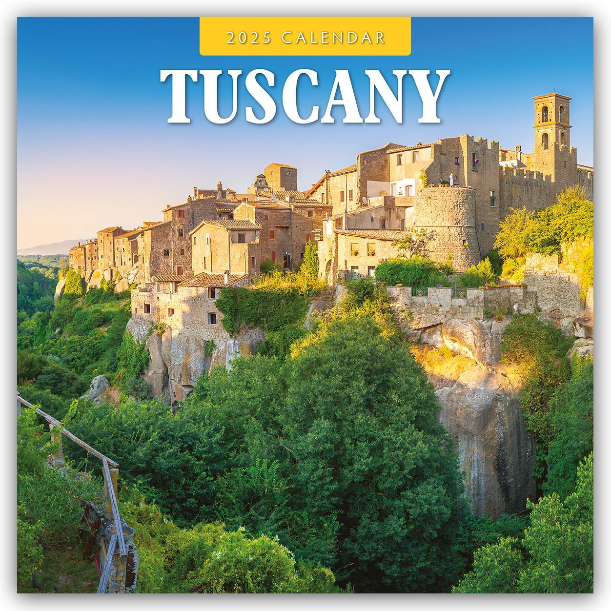 Cover: 9781804426449 | Tuscany - Toskana 2025 - 16-Monatskalender | Robin Red | Kalender