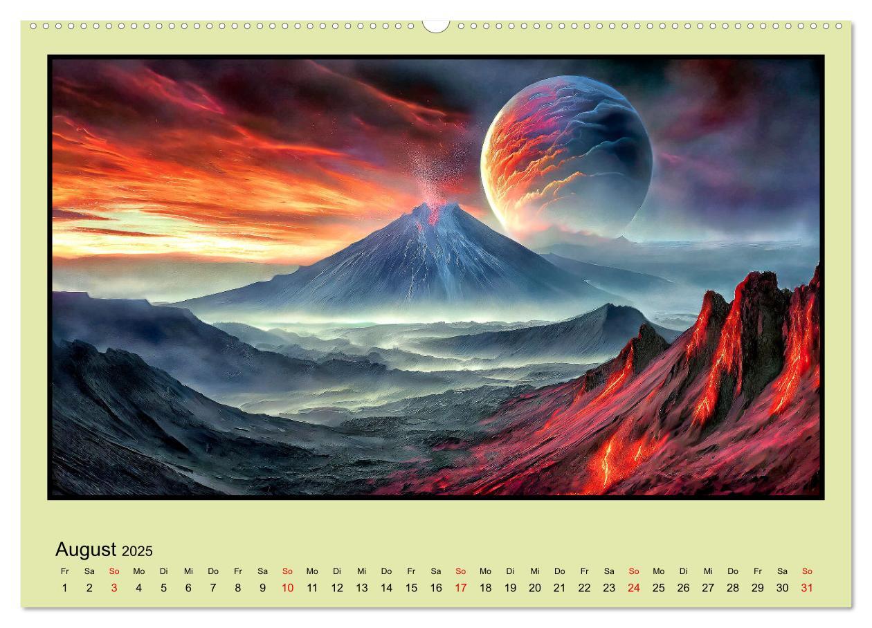 Bild: 9783435647354 | Der Zauber fremder Welten (Wandkalender 2025 DIN A2 quer), CALVENDO...