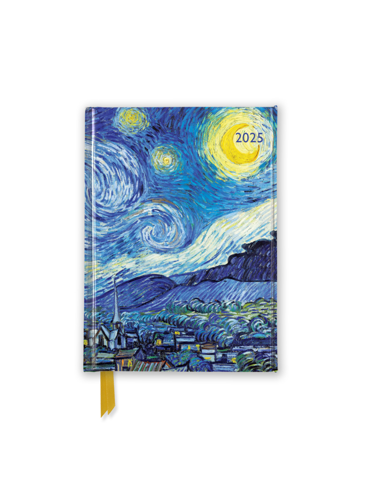 Cover: 9781835621462 | Vincent van Gogh - Sternennacht - Taschenkalender 2025 | Tree Flame