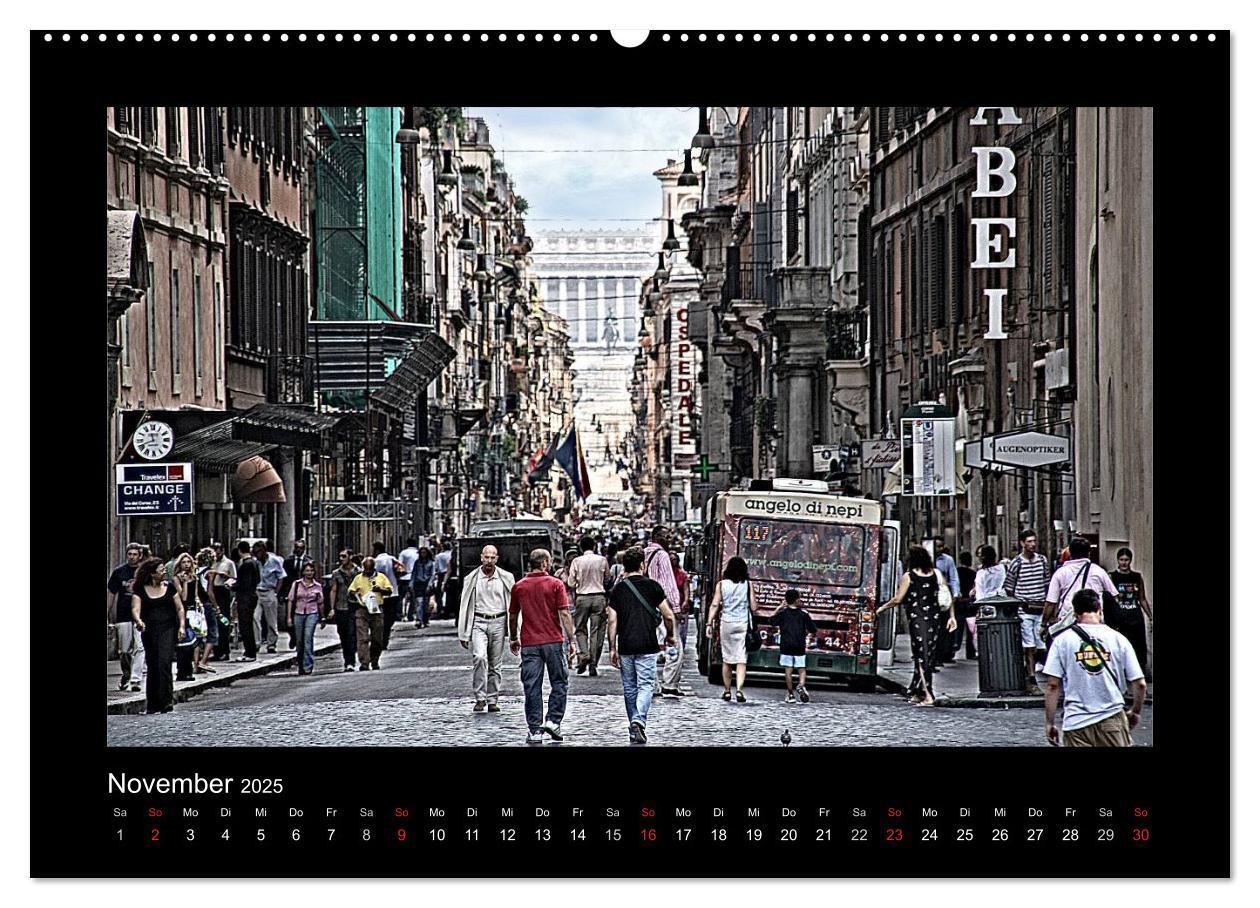 Bild: 9783435827121 | Roma (Wandkalender 2025 DIN A2 quer), CALVENDO Monatskalender | 2025