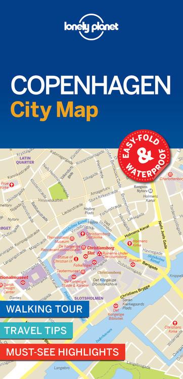 Cover: 9781787014473 | Lonely Planet Copenhagen City Map | Lonely Planet | (Land-)Karte