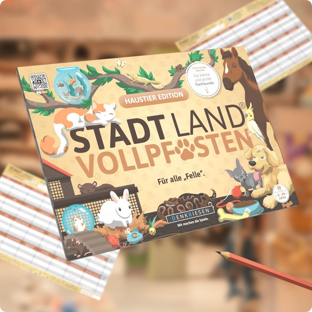 Bild: 4260528095278 | STADT LAND VOLLPFOSTEN® - HAUSTIER EDITION - "Für alle "Felle"." - A4