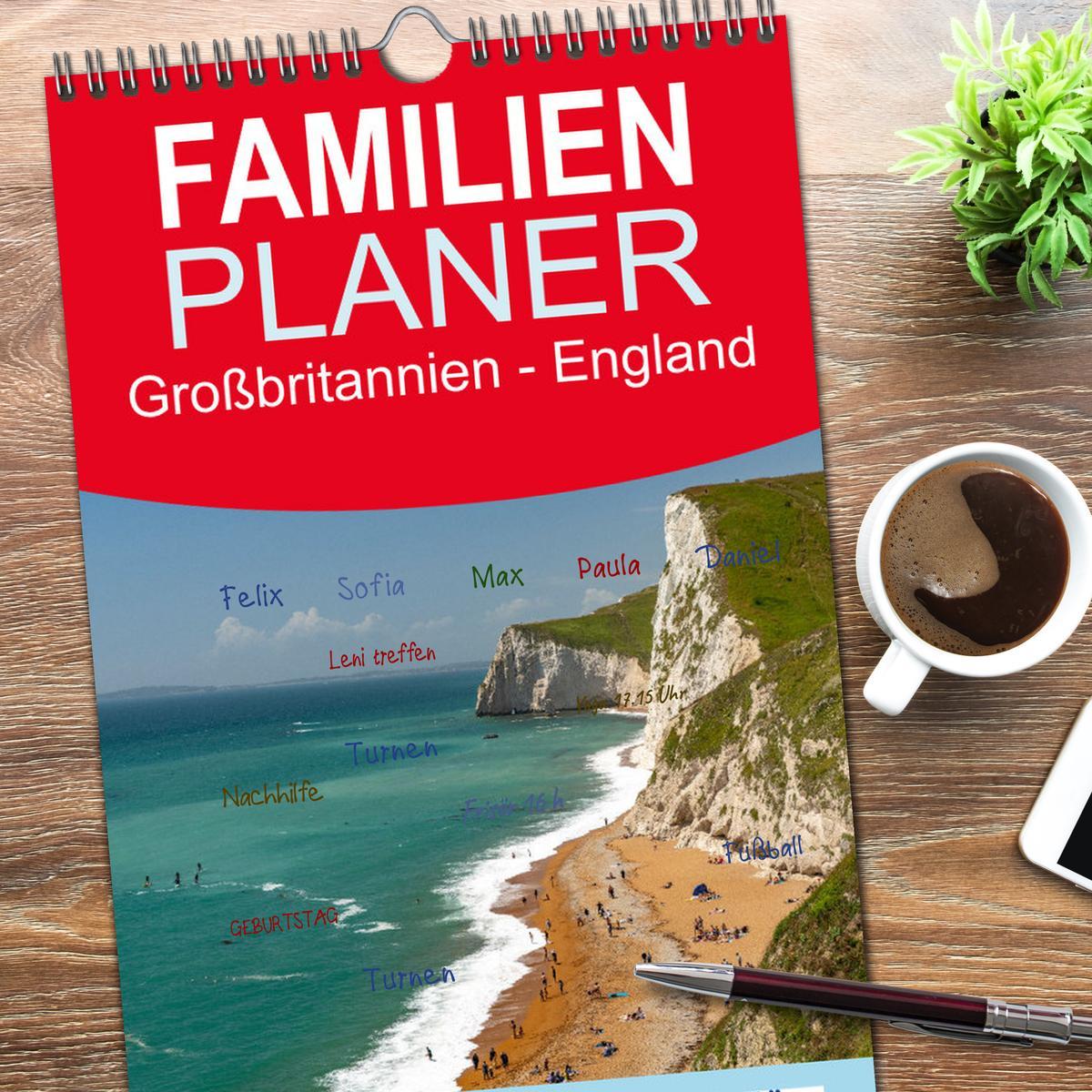 Bild: 9783457090848 | Familienplaner 2025 - Großbritannien - England mit 5 Spalten...