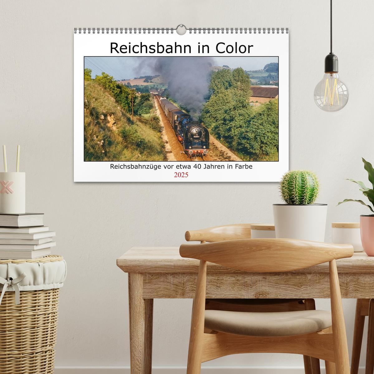 Bild: 9783435029921 | Reichsbahn in Color (Wandkalender 2025 DIN A3 quer), CALVENDO...