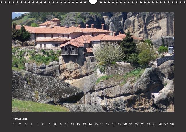 Bild: 9783660203462 | Meteora-Klöster in Griechenland (Wandkalender immerwährend DIN A3...