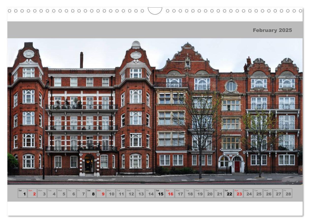 Bild: 9781325995875 | London Street Fronts 2025 / UK-Version (Wall Calendar 2025 DIN A3...