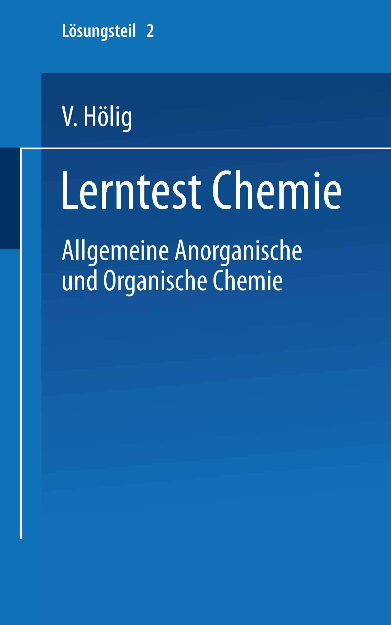 Cover: 9783798504752 | Lerntest Chemie | Allgemeine Anorganische und Organische Chemie | Buch