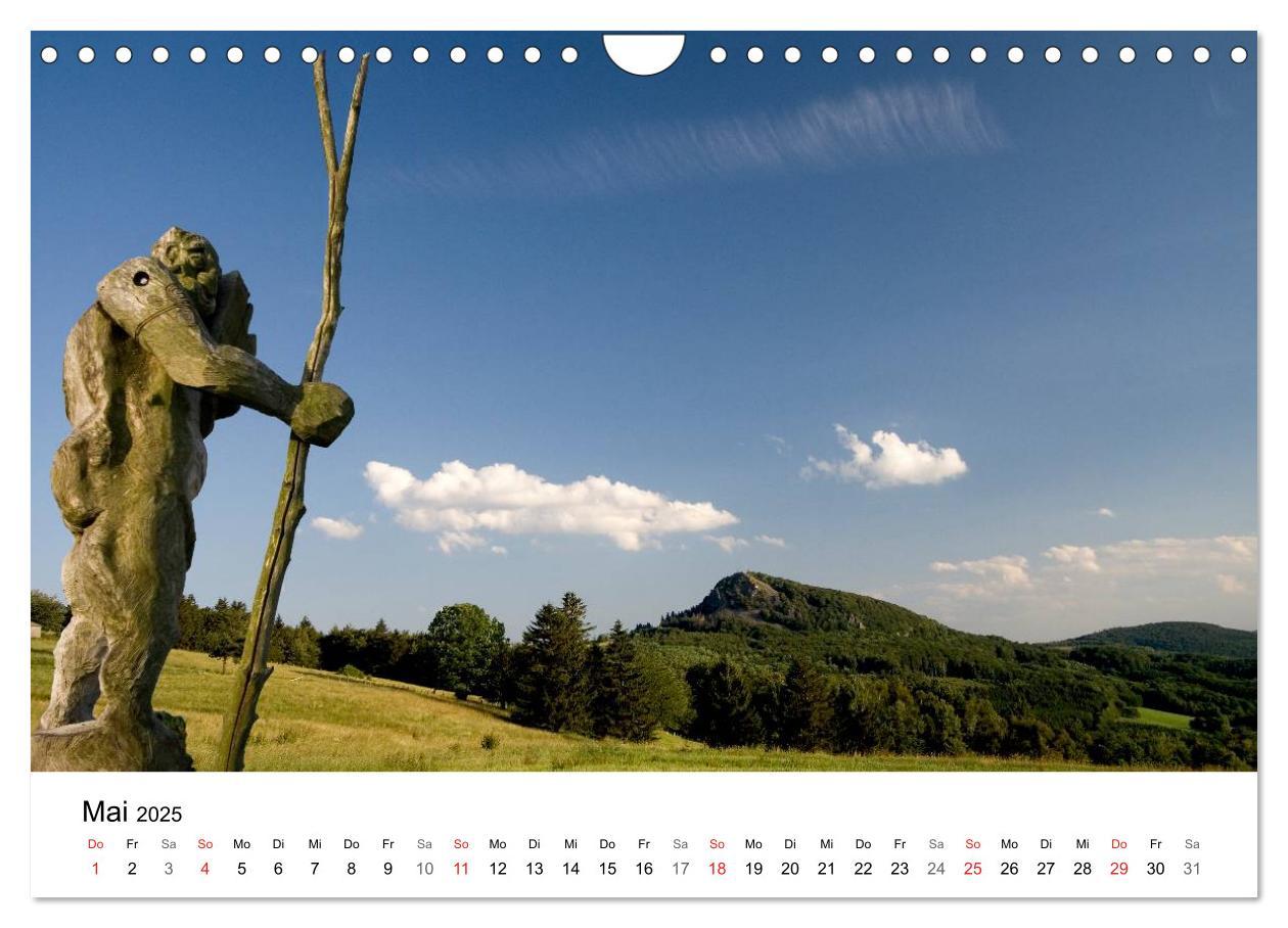 Bild: 9783435473588 | Die Rhön (Wandkalender 2025 DIN A4 quer), CALVENDO Monatskalender