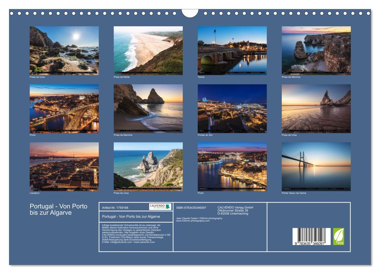 Bild: 9783435346097 | Portugal - Von Porto bis zur Algarve (Wandkalender 2025 DIN A3...