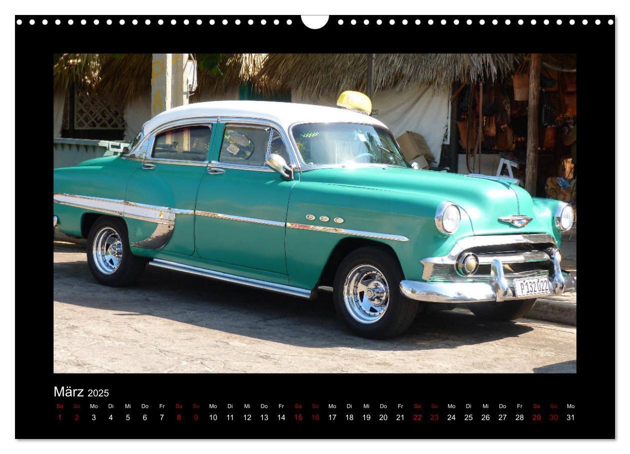 Bild: 9783435430161 | Retro Cars (Wandkalender 2025 DIN A3 quer), CALVENDO Monatskalender