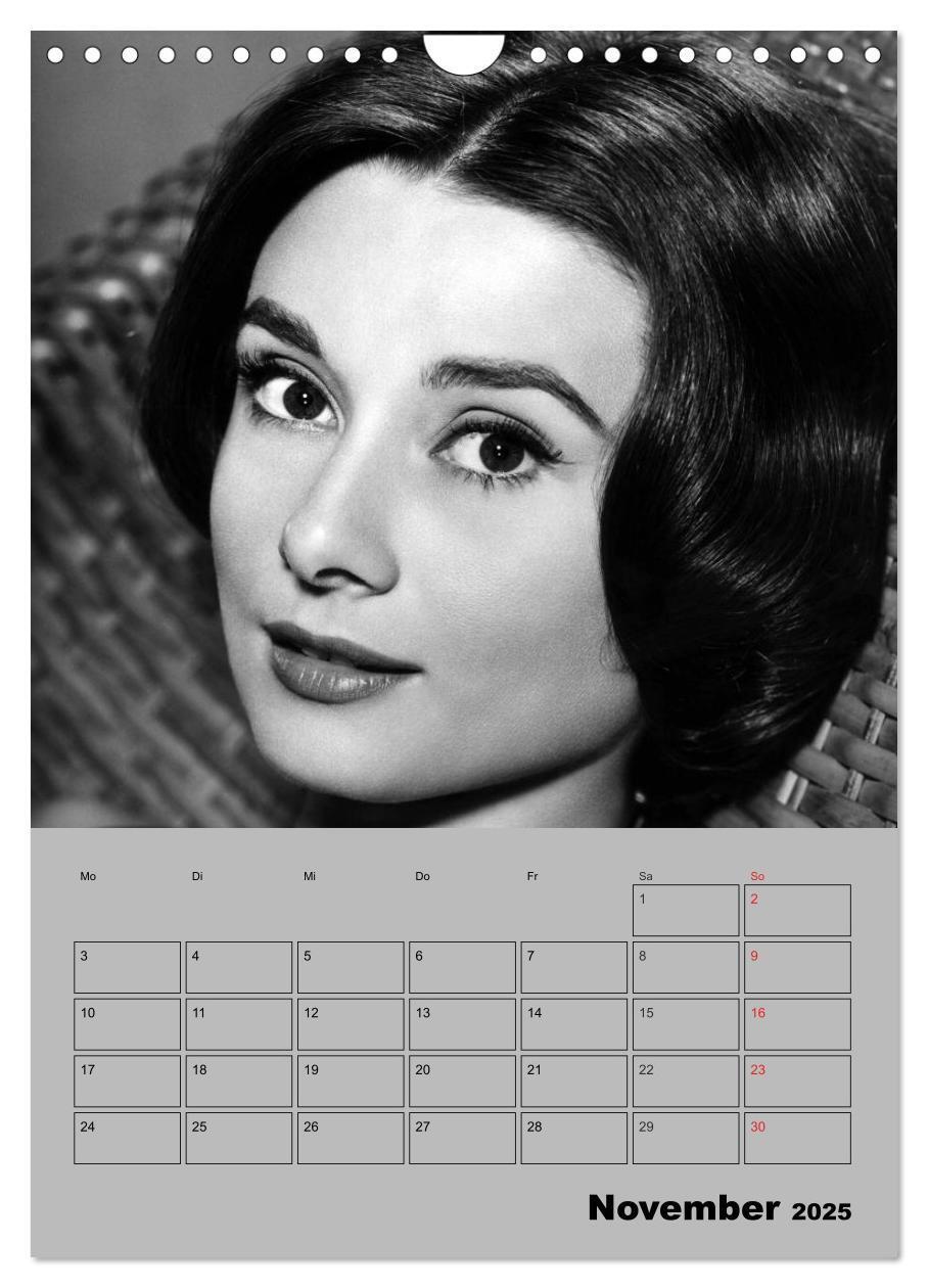 Bild: 9783457023938 | Hollywood-Diva. Audrey Hepburn (Wandkalender 2025 DIN A4 hoch),...