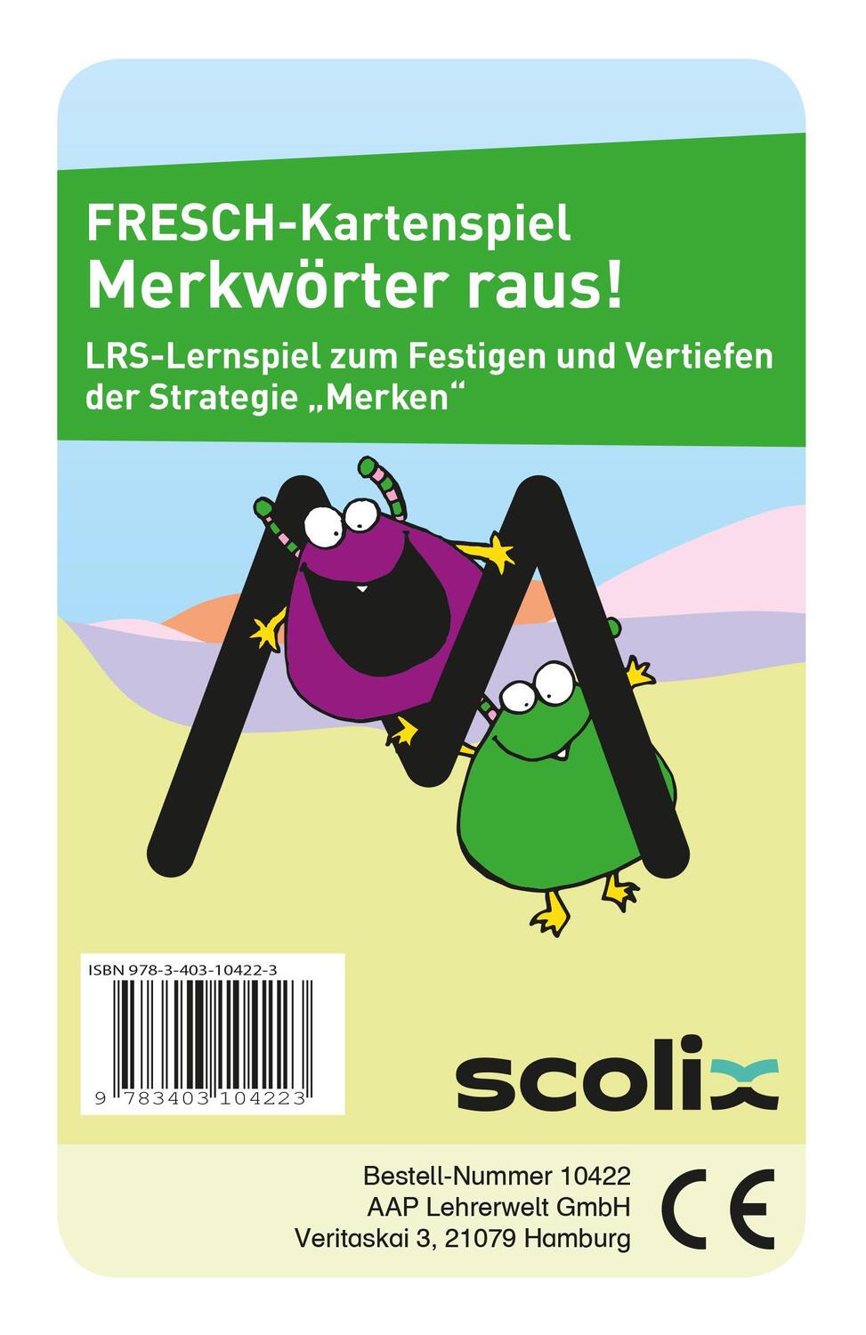 Cover: 9783403104223 | FRESCH-Kartenspiel: Merkwörter raus! | Corinne Zimmermann | Spiel