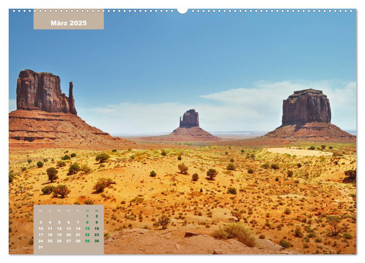 Bild: 9783435111022 | Erlebe mit mir den Westen der USA (Wandkalender 2025 DIN A2 quer),...