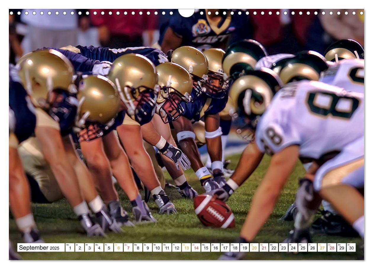 Bild: 9783383933059 | American Football - mein Sport (Wandkalender 2025 DIN A3 quer),...