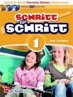 Cover: 9789043130349 | Schritt für Schritt Band 1 (+DVD +2 CD's) für Klarinette...